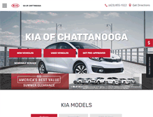 Tablet Screenshot of kiaofchattanooga.com